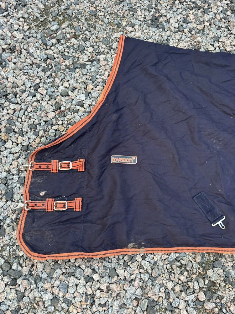 78” Loveson Stable Sheet - Navy/Orange