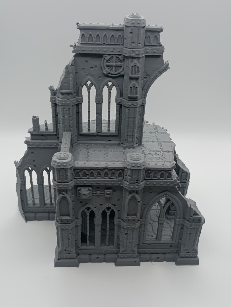 Gothic Sector 75 Modular Sci-Fi Ruins Building # 44 (32mm Scale) [PTO]