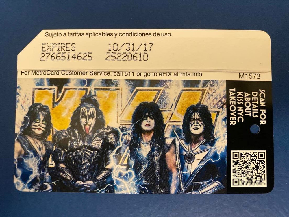 EXPIRED KISS NYC EDITION Metrocard Last Performances 2023 MSG New York FINAL