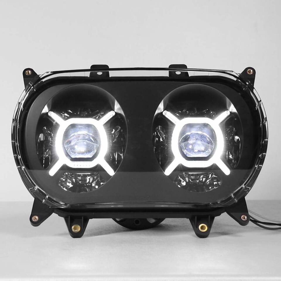 LED Headlight W/ DRL Headlamp Projector Hi/Lo Beam for Road Glide 2015-2023