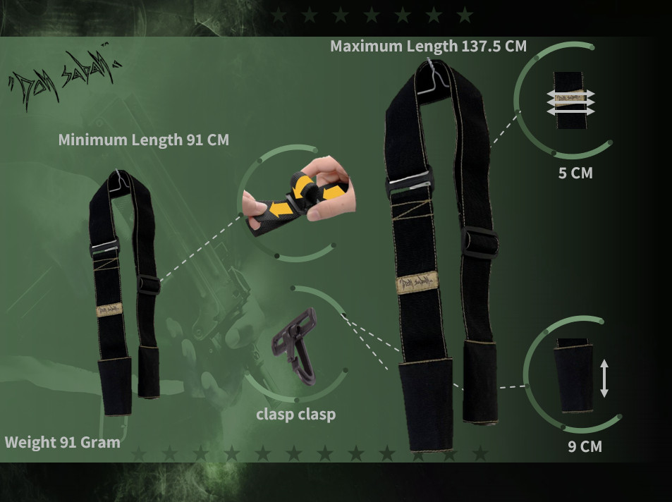 Handmade weapon strap