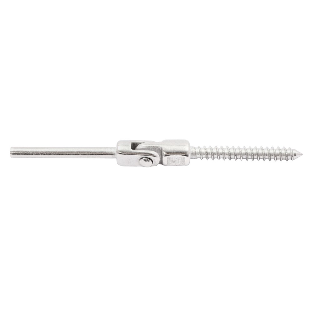 20pcs 180° Adjustable Angle Threaded Stud Tension End Cable Railing Kit NEW
