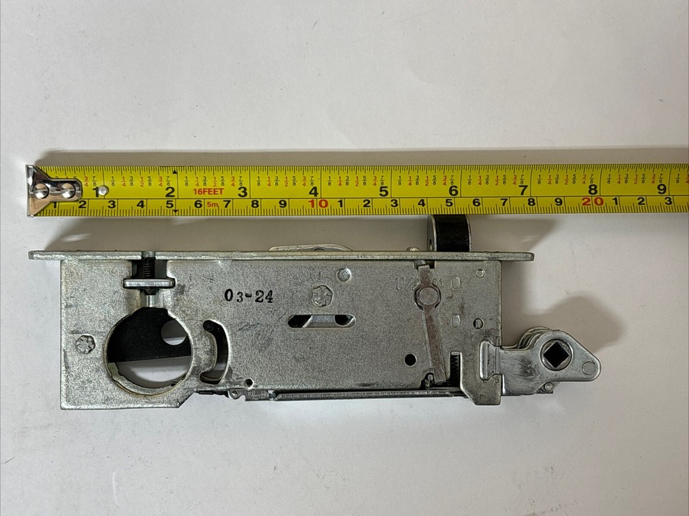 Adams Rite MS+1890 Series Deadlock Deadlatch, 1-1/2"-02 Backset Hook-Shaped Lock