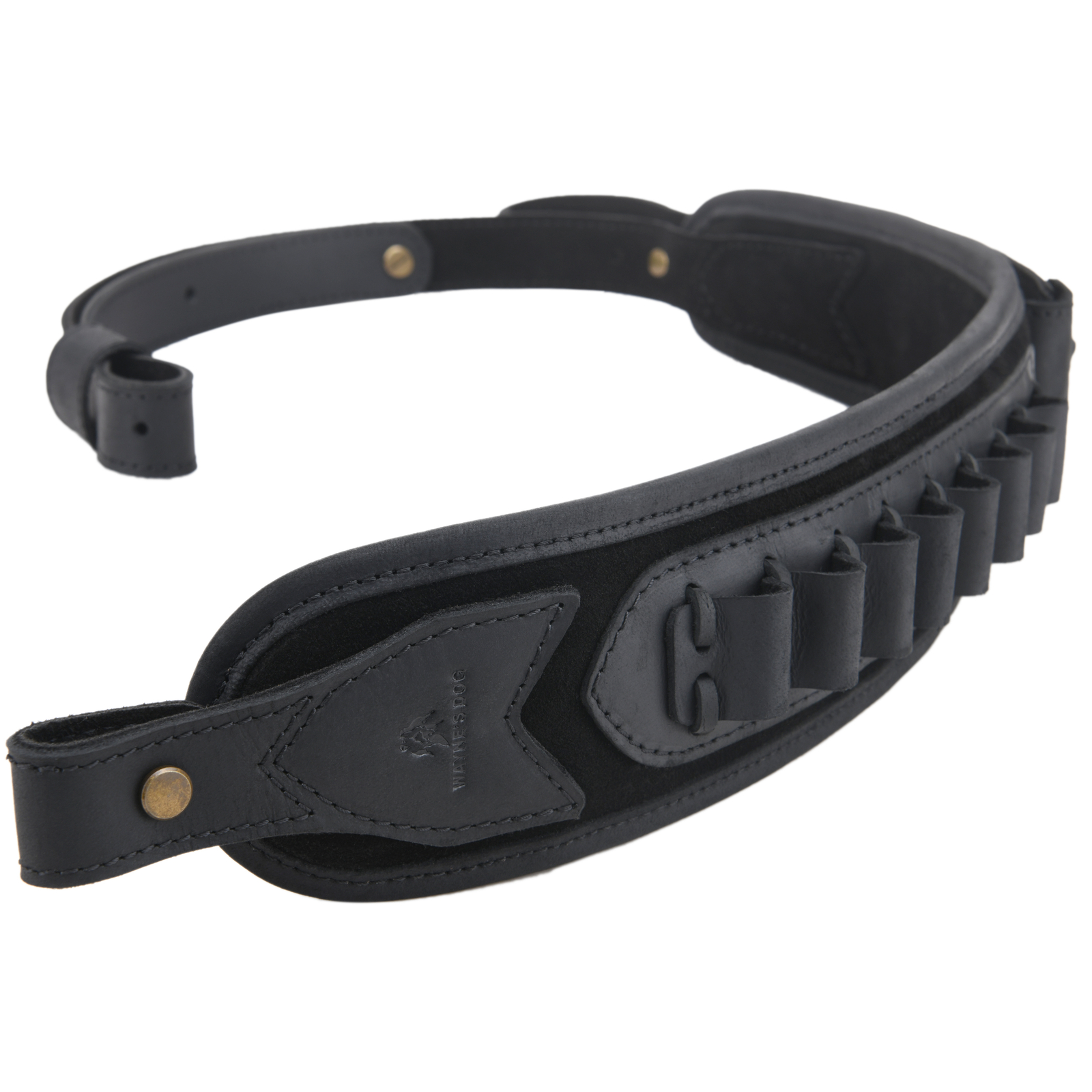 Leather Rifle Carry Sling Shotgun Shoulder Strap for .30-30.22LR 12GA.30-06 .308