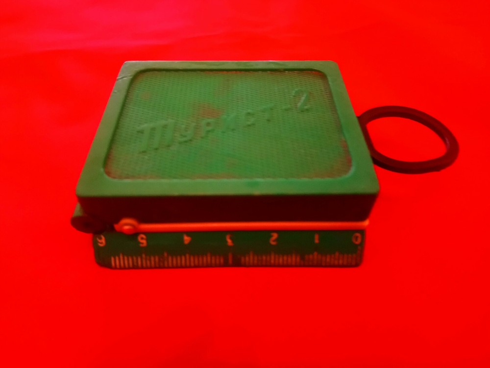 soviet vintage compass USSR Tourist-2 green