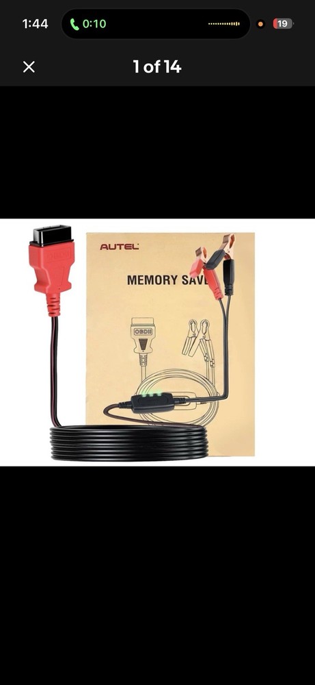 Autel MAXIBAS BTMS polarity-protected cable preventing vehicle data loss