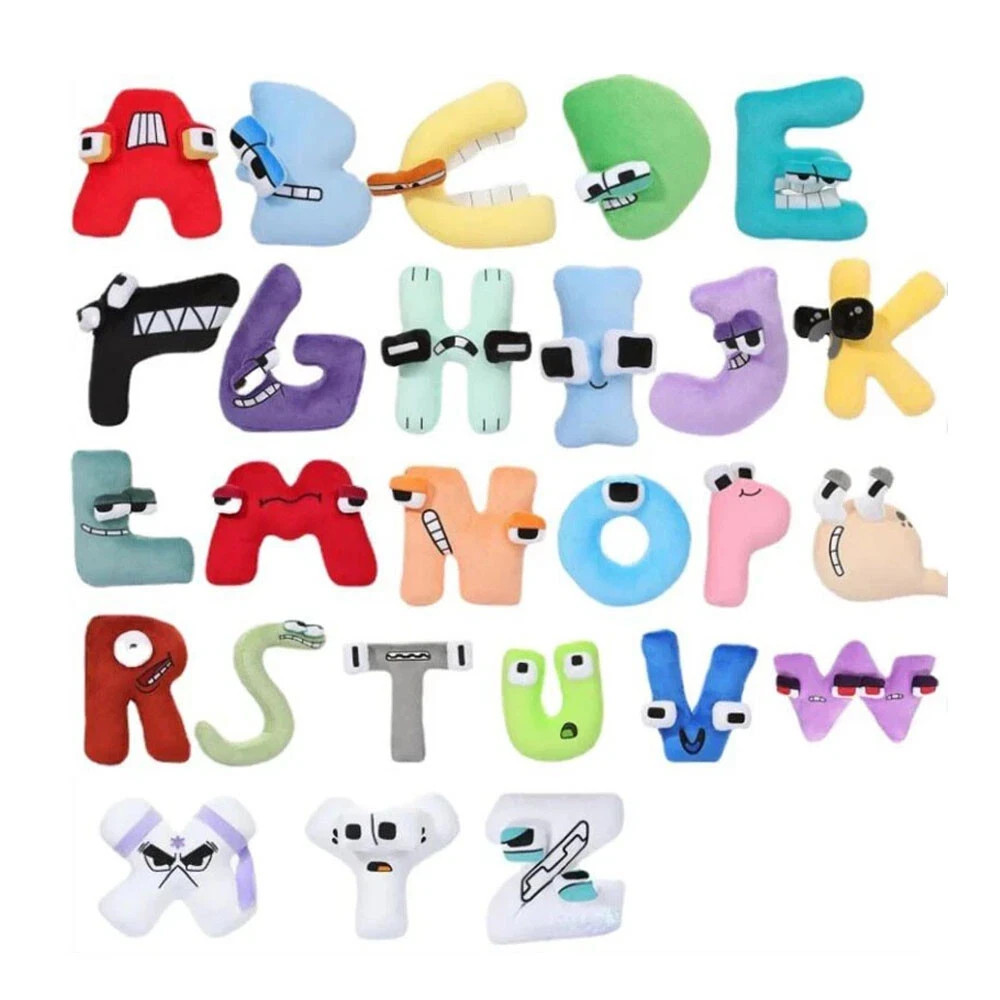 Alphabet Lore Plush Toys ABC Letter Stuffed Animal Educational Gift for Kids2026