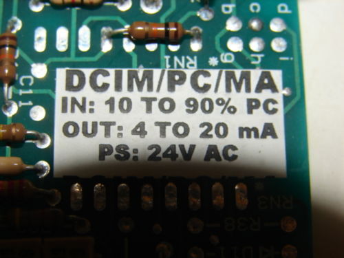 GRINNELL ATKINSON DCIM/PC/MA INTERFACE BOARD. (10+ AVAILABLE)