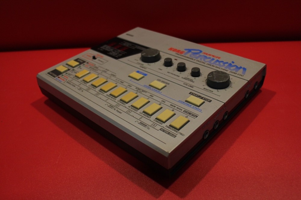 USED Korg Super Percussion DDM-220 Programmable Digital Drum U1989 230928