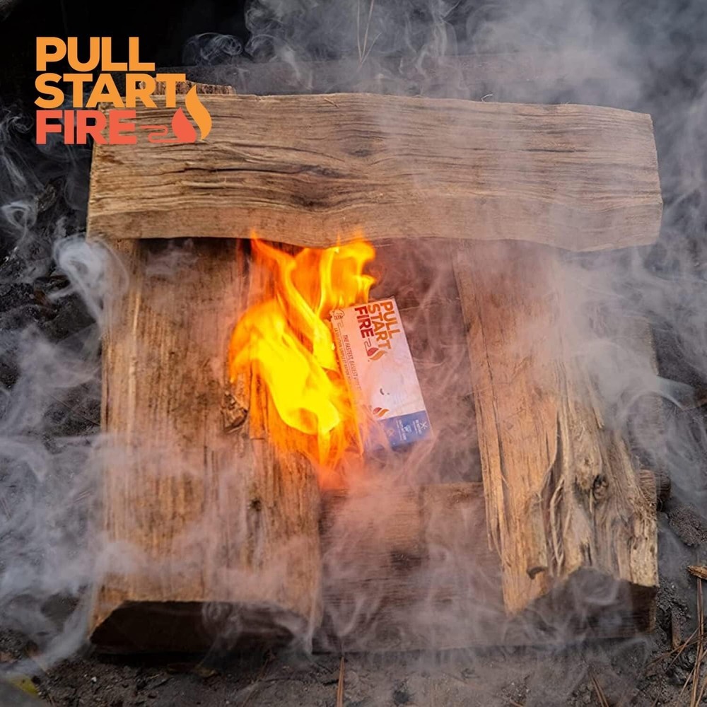 Pull Start Fire Pull String Firestarter | No Matches Required, Fire Starts in Se