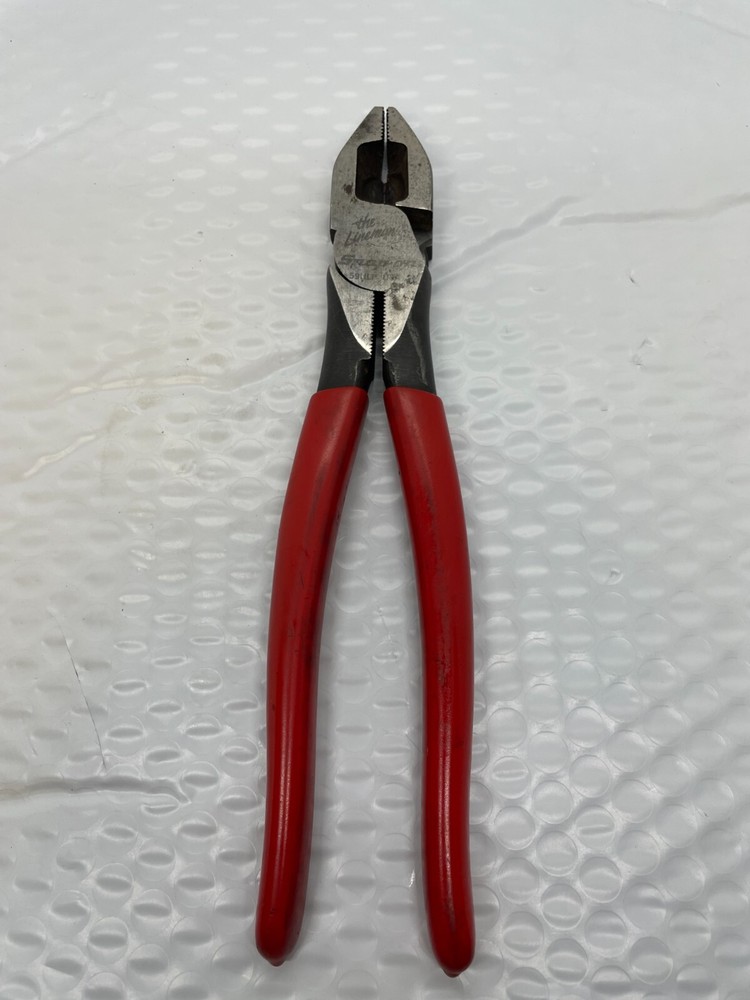 SNAP-ON TOOLS 59HLP RED HANDLE LINEMAN PLIERS USA