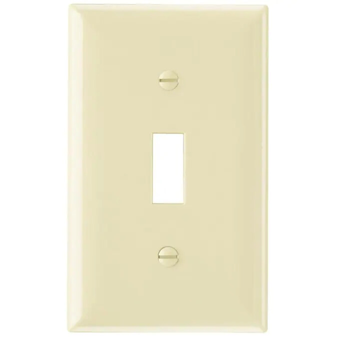 legrand Switch Wall 1-gang 10-pack ivory toggle standard wall plate