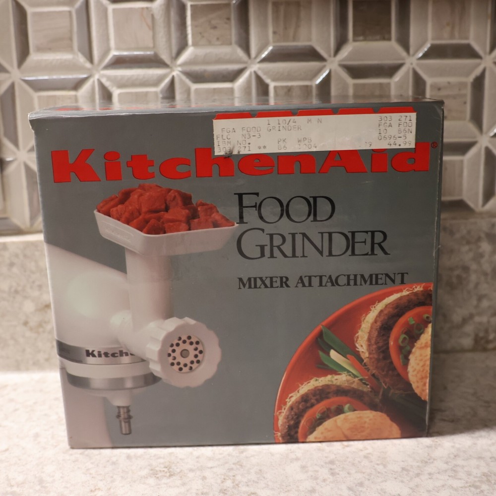 KitchenAid Meat Food Grinder Stand Mixer Attachment - White