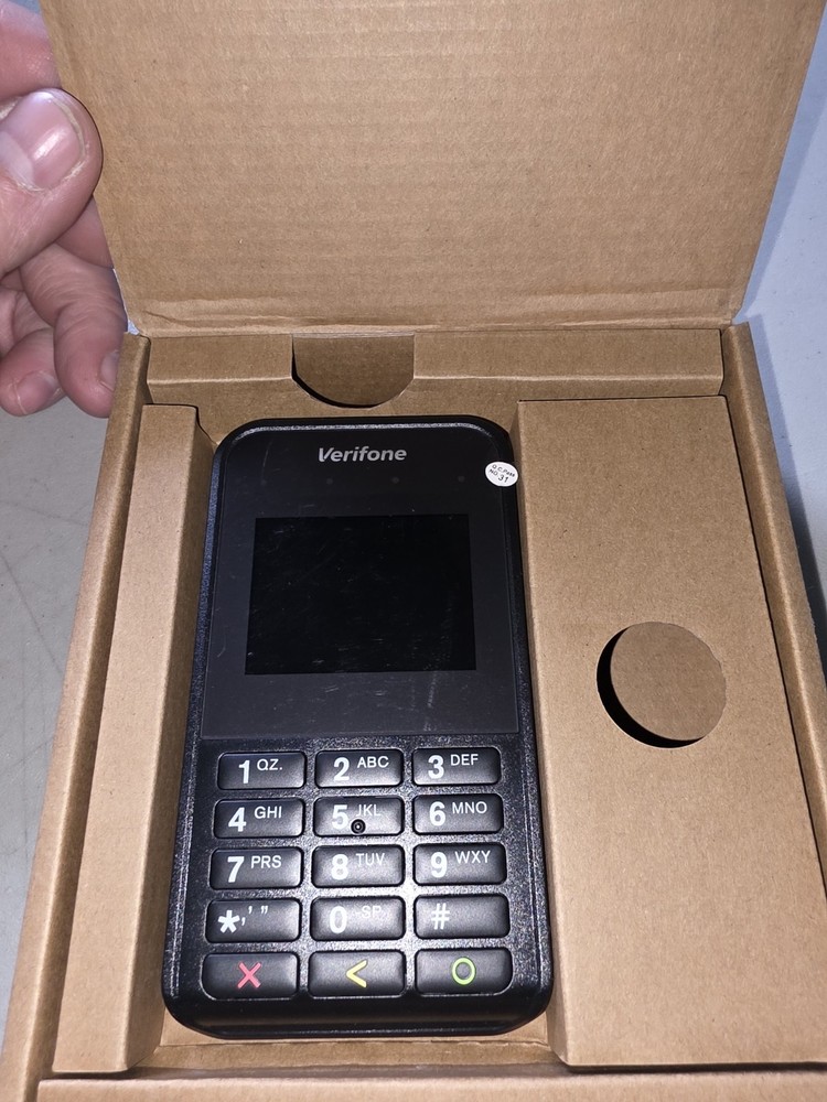 Verifone E355 EMV MSR CTLS POS Terminal BT WiFi Barcode Reader M087-351-01