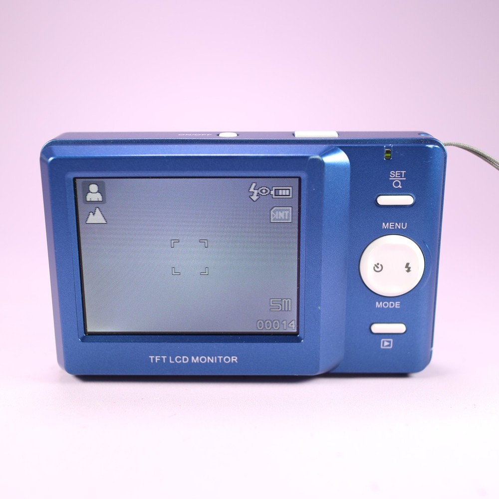 Hitachi Digital Camera HDC-570AB 5.0MP Blue Tested