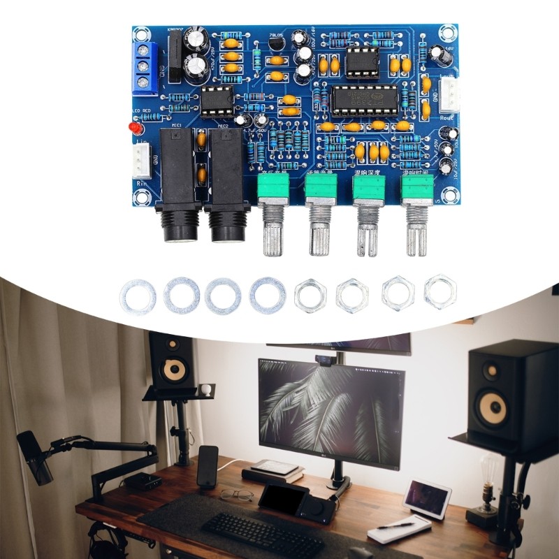 PT2399 Sound Reverberation Amplifiers Module Supporting Multiple Device