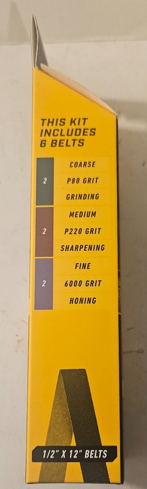 Work Sharp Replacement Abrasive Belt Kit, 6 Belts, Kit New