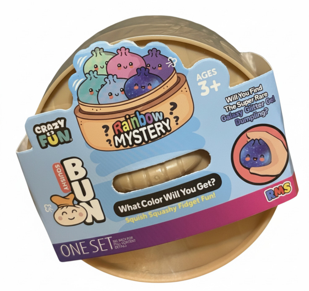 Squishy Bun Dumpling | Rainbow Mystery | Squishy Fidget Fun