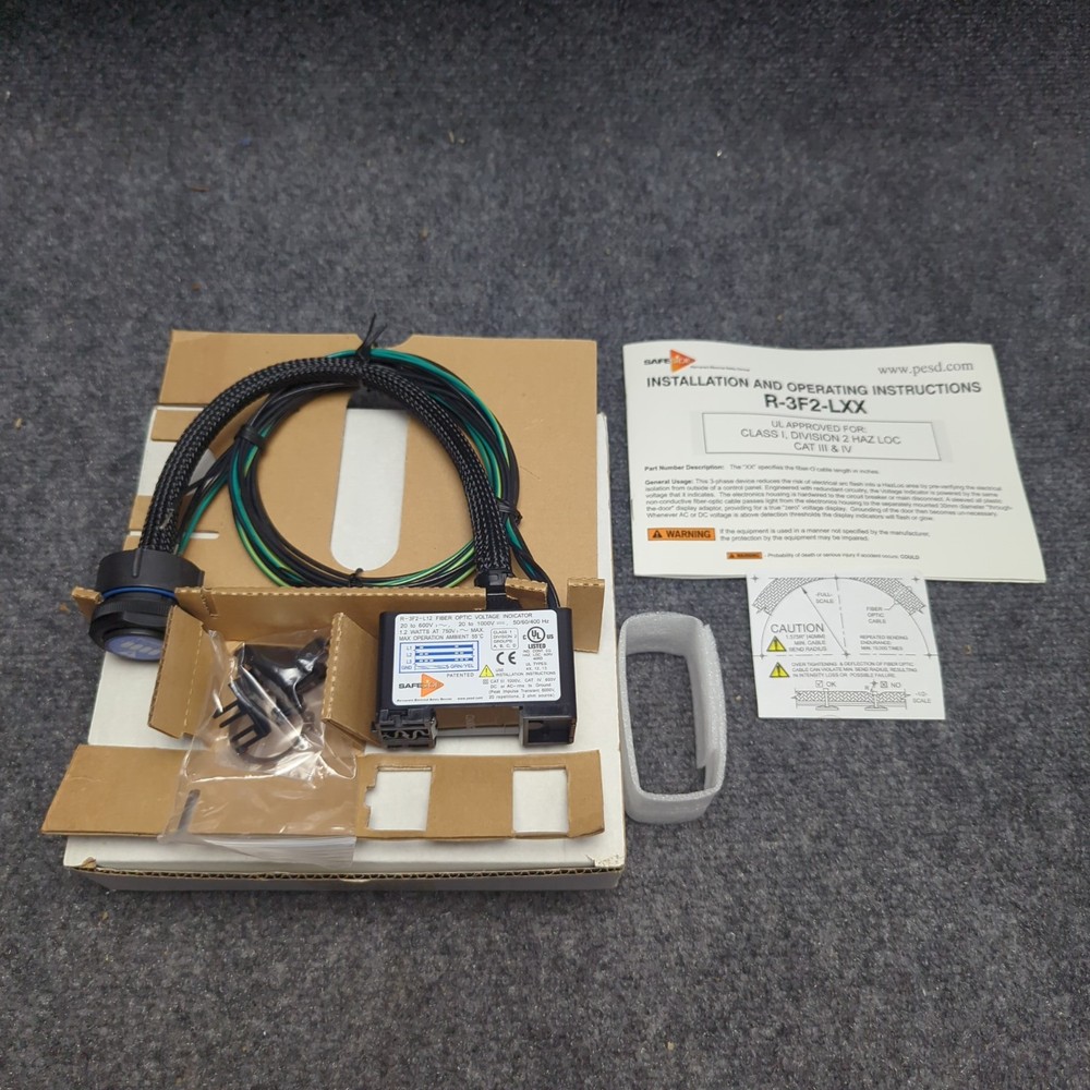 Grace Safeside Zero Voltage to Door Voltage Indicator 12" Optical Cable AC/DC