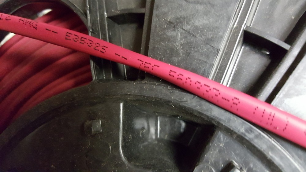 Carol E3532S 12/2C Solid Plenum Fire Alarm Cable Wire FPLP/CL3P Red /50ft