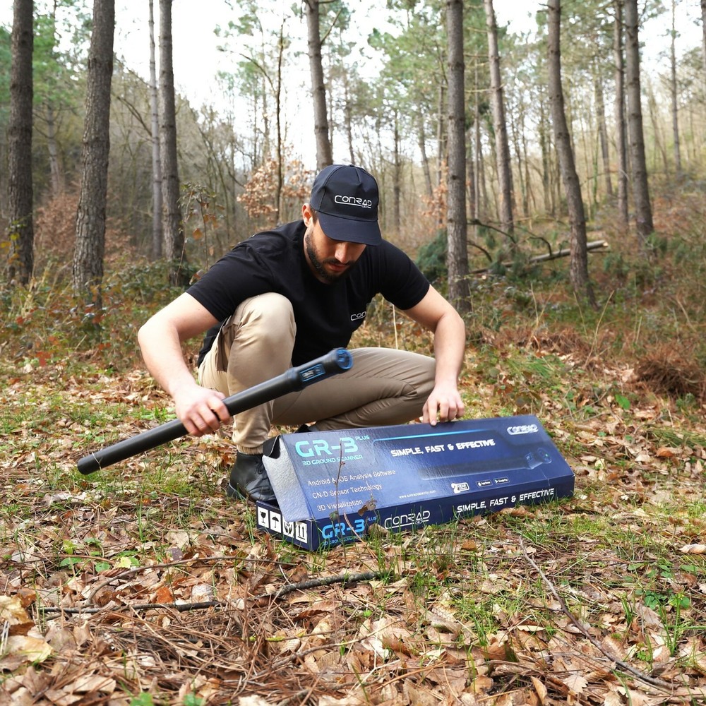 GROUNDTECH GR3 Deep Seeking 3D Metal Detector – Single Sensor