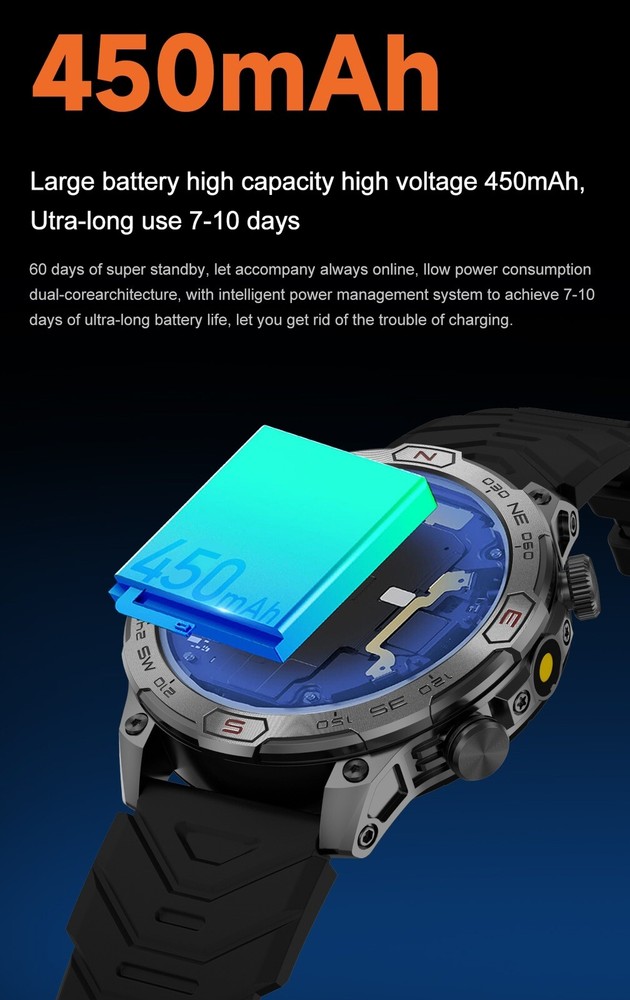Full Touch Screen Smartwatch with Step Counting and Calorie Calculation For IOS