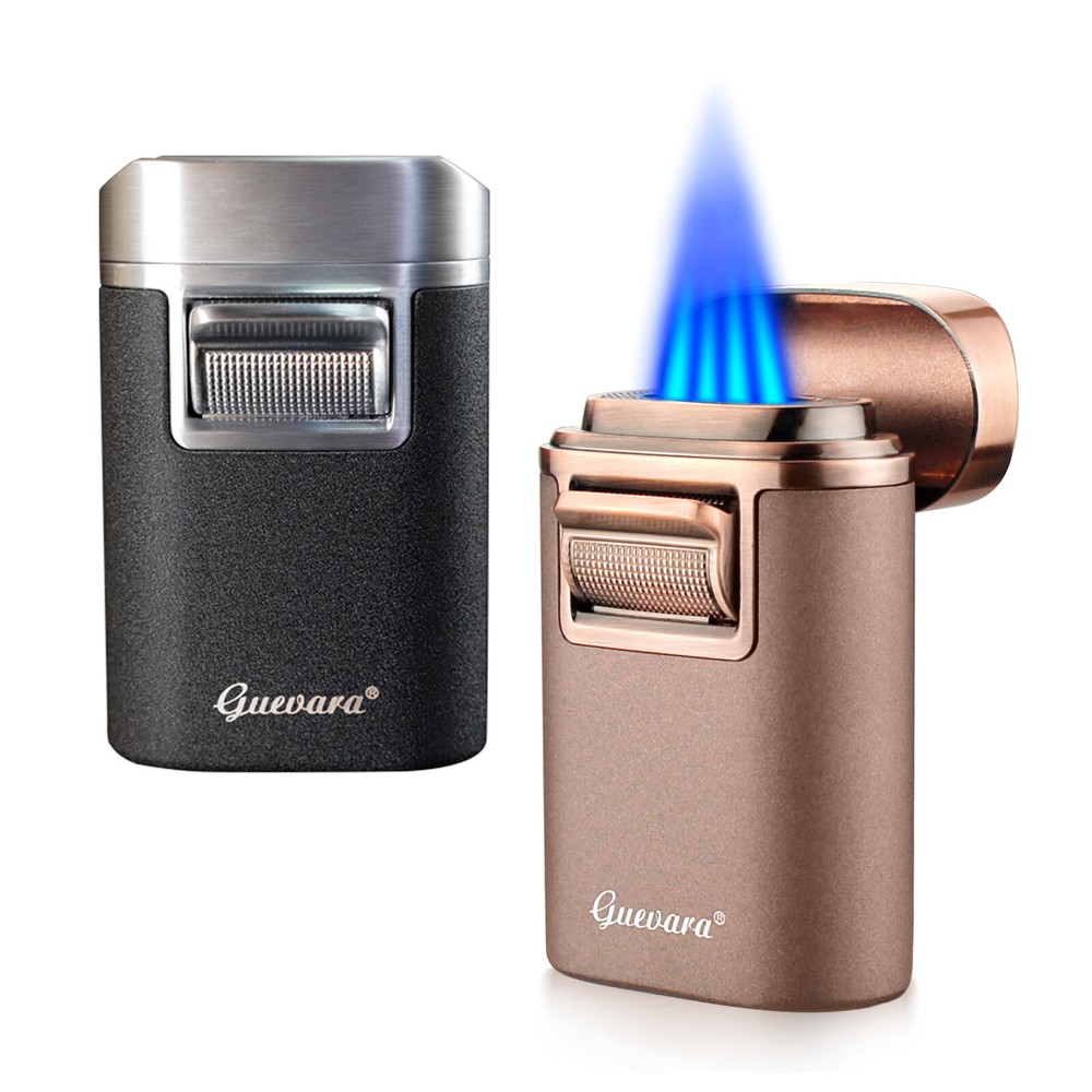 Torch Lighter Butane Windproof 4 Jet Flame Refillable Lighters Great Gift Idea