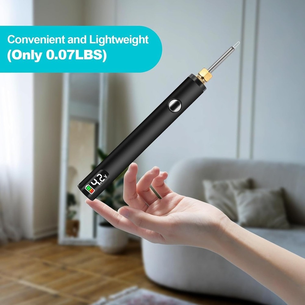 Rechargeable Thread Burner Kit for Jewelry Making,Digital Thread Zapper1358