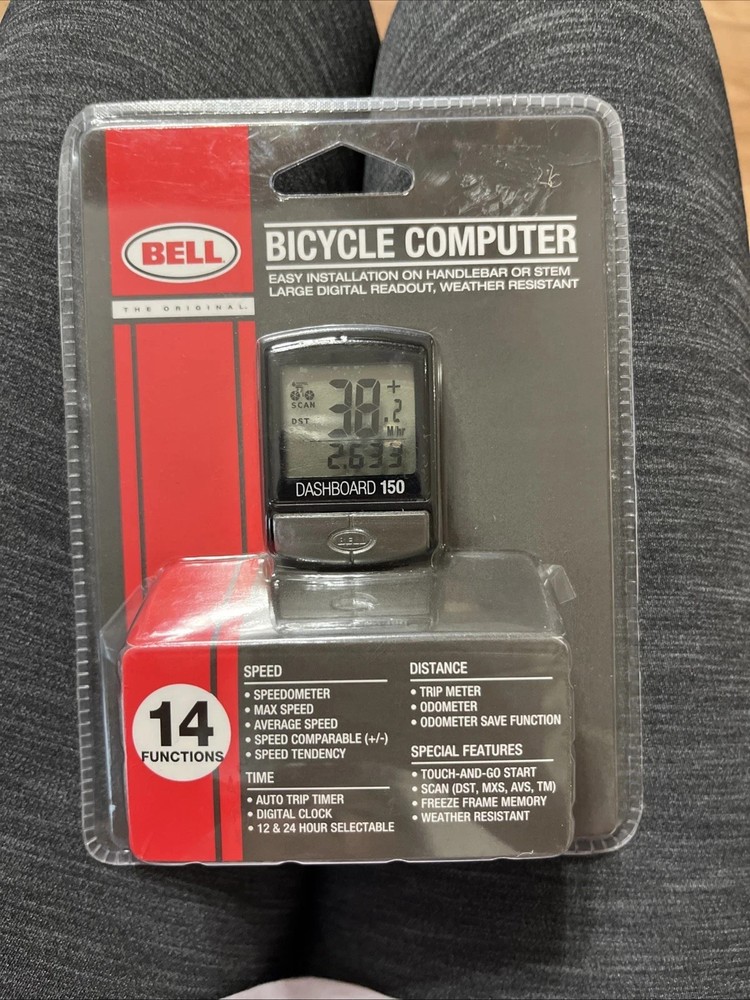 Bell Dashboard 150 Bicycle Computer Speedometer Trip Timer 14 Functions *NEW*