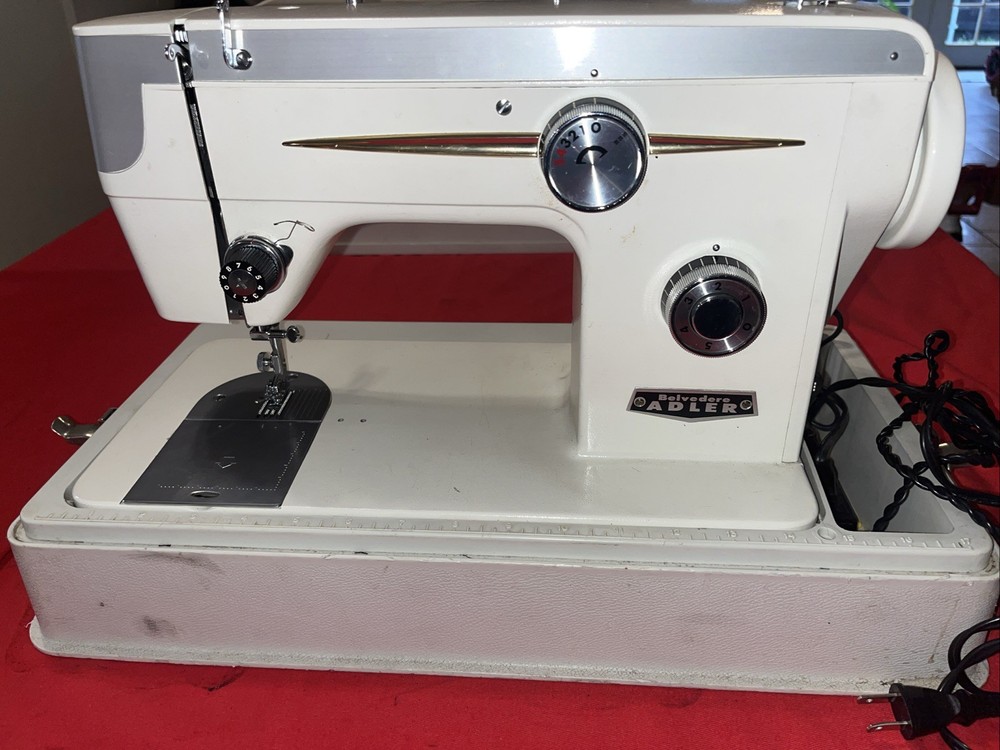 Belvedere Adler Model 555SS Sewing Machine Running Possible Problem See Descript