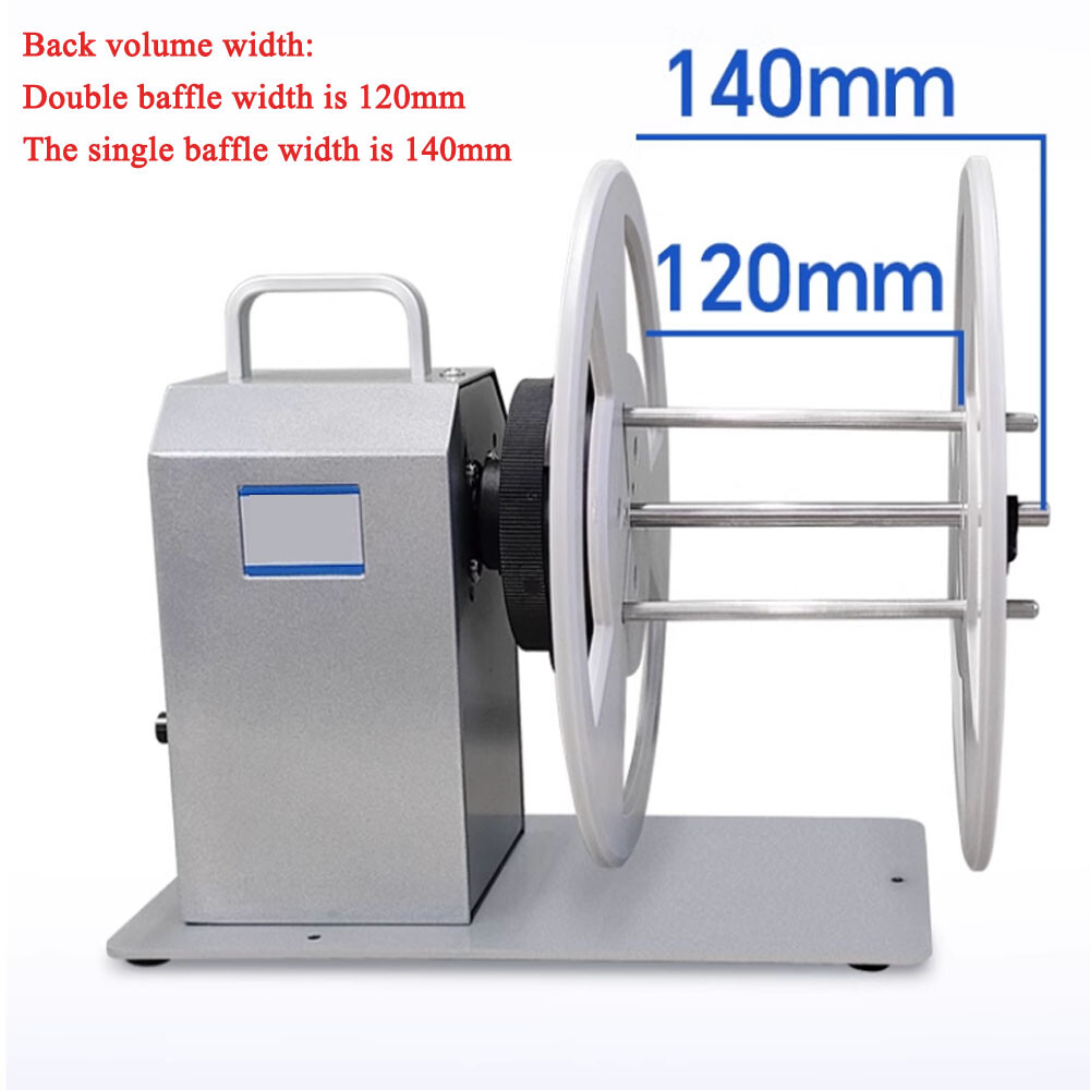 Automatic Label Rewinder Adjustable Speed Two-way Rewinding Label Machine New