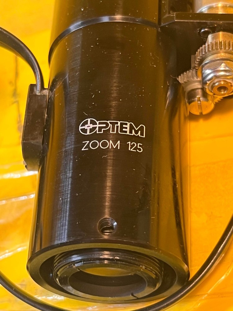 Thales OPTEM Zoom 125 Motorized Microscope Machine Vision Lens
