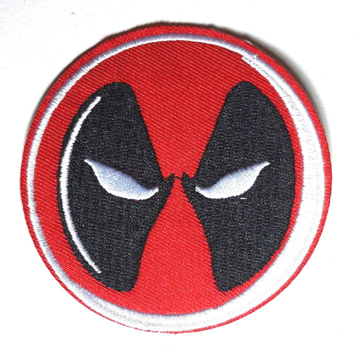 Deadpool Red/White Logo 3"  Patch- Dead Pool-USA Mailed  (MCPA-DP-04)