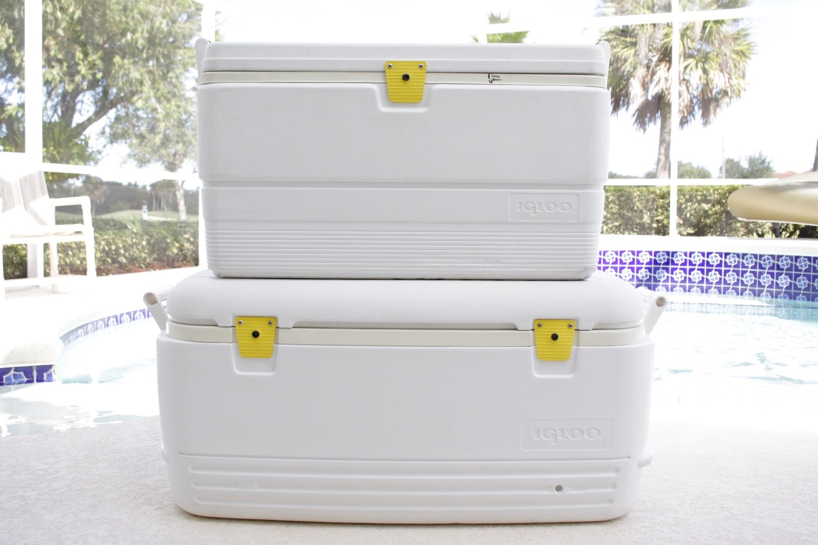 Unbreakable Igloo Cooler Latch, Repurposed Fire Hose. Replaces Igloo Part#24013