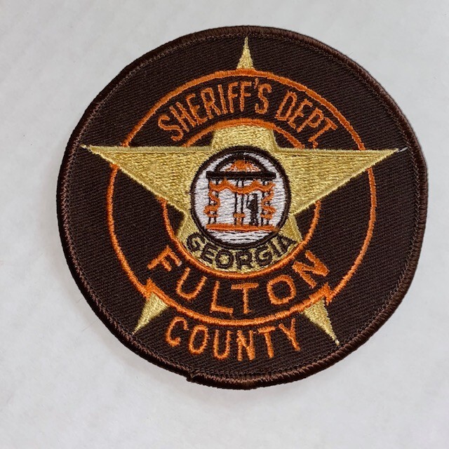 Vintage Sheriff's Dept. Fulton County Police Patch