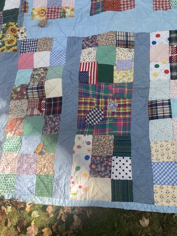 Handmade granny quilt 83 X 84
