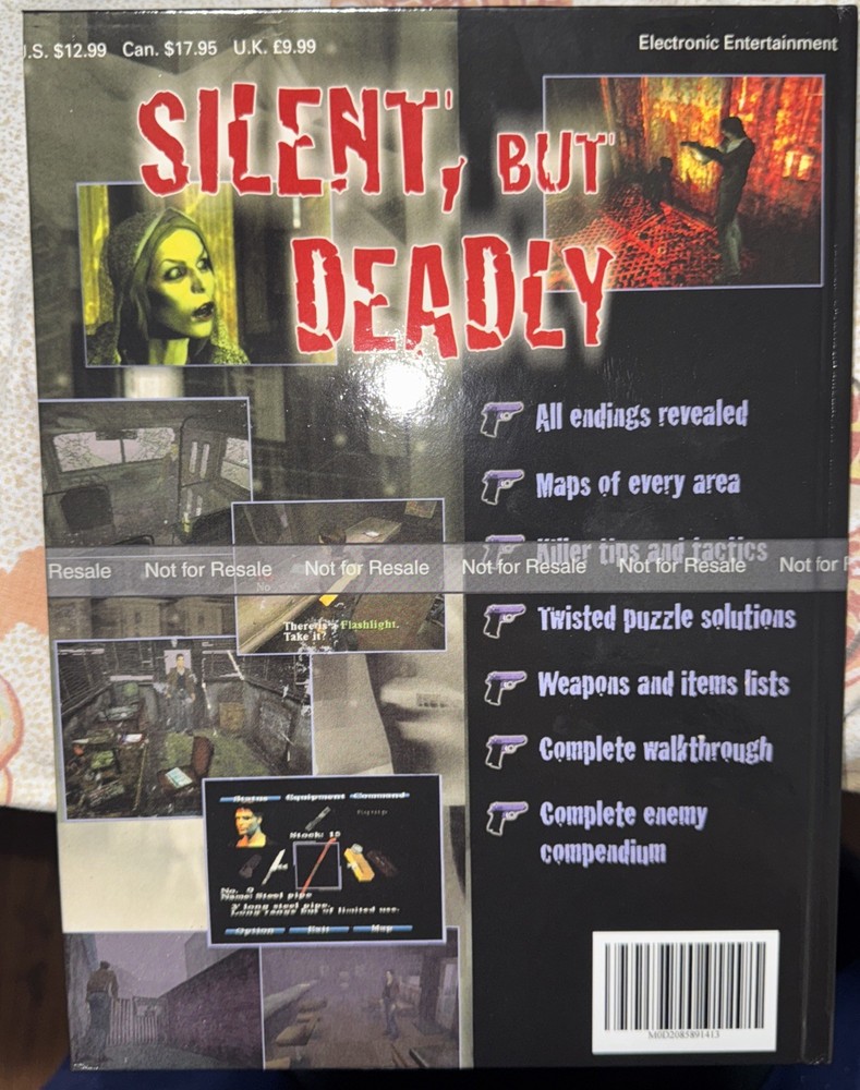 Silent Hill PS1 Hardcover Strategy Guide Custom