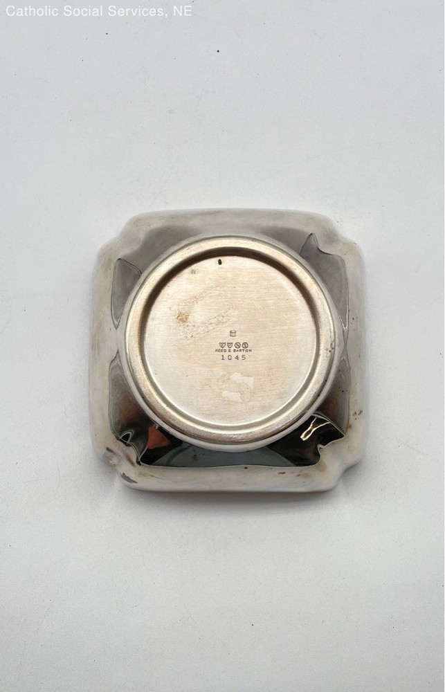 Reed & Barton Silver Plated Square Bowl Hollowware - 1045