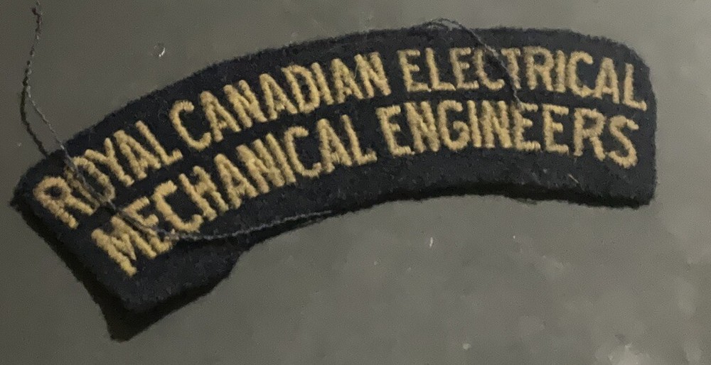 Royal Canadian Electrical Engineers Military Patch