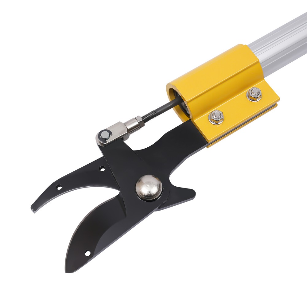 Electric Pruner Cordless Light Extension Pole Pruning Shears+2 Lithium Battery