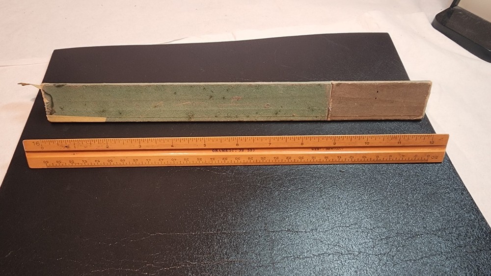 Vintage Gramercy 530 Architect Triangular Scale Drafting Ruler West Germany