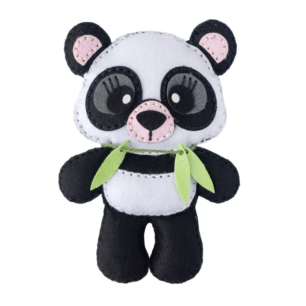 DMG DIY Panda Bear Kids Beginner Felt Softies Kit