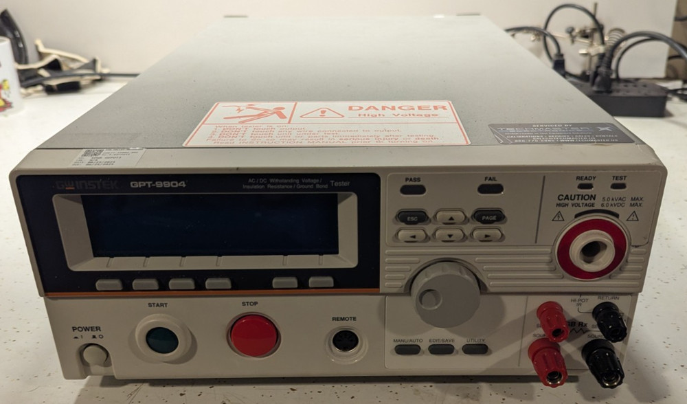 GW Instek GPT-9904 Electrical Safety Tester