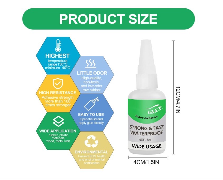 2Pcs Magic Glue,Universal Super Glue,Multifunctional Glues,Magic Glue Super A...