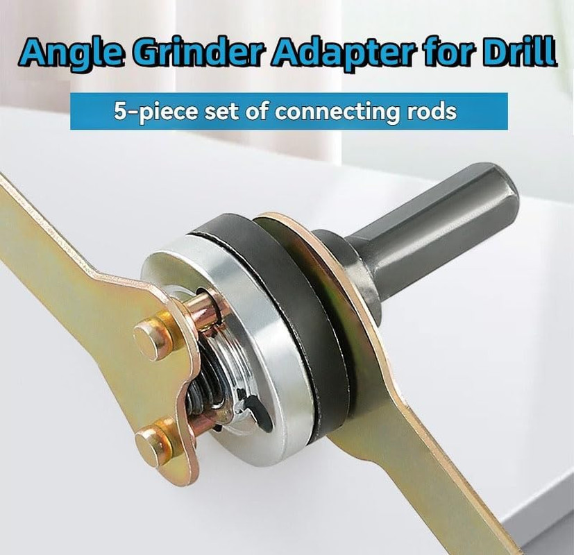 Angle Grinder Connector Set, Conversion Angle Grinding Adapter Connecting Rod...