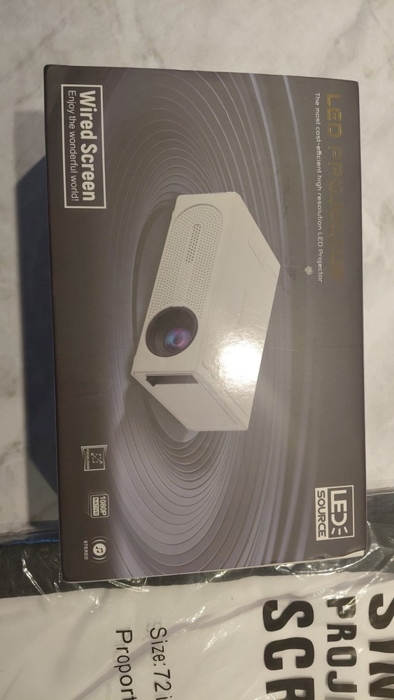 Projector And Screen Bundle!