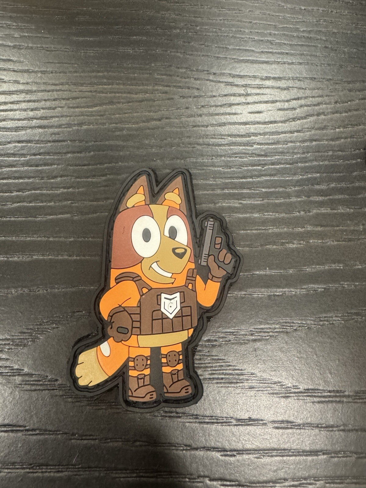 Bluey Tactical Patch PVC Hook Loop GBRS Fog SUPDEF Military Airsoft Police