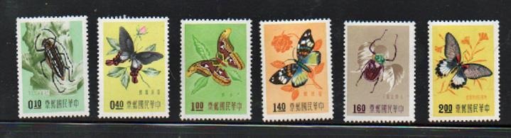 Rep. of China, Sc # 1183 - 1188, mint very fine light hinge