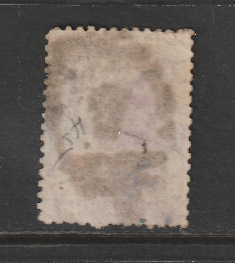Ceylon Scott# 45 Used Blue Cancel