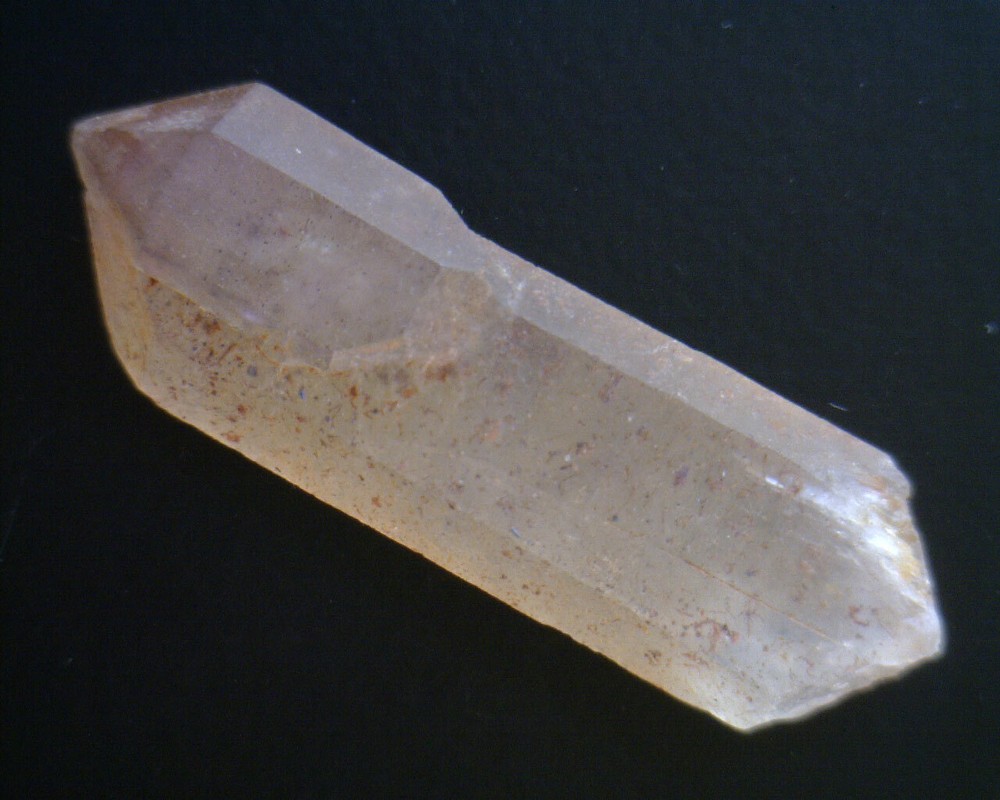Red Fire Lepidochrocite in Quartz Scepter Crystal Madagascar r815e